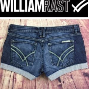 William rast scarlet shorts